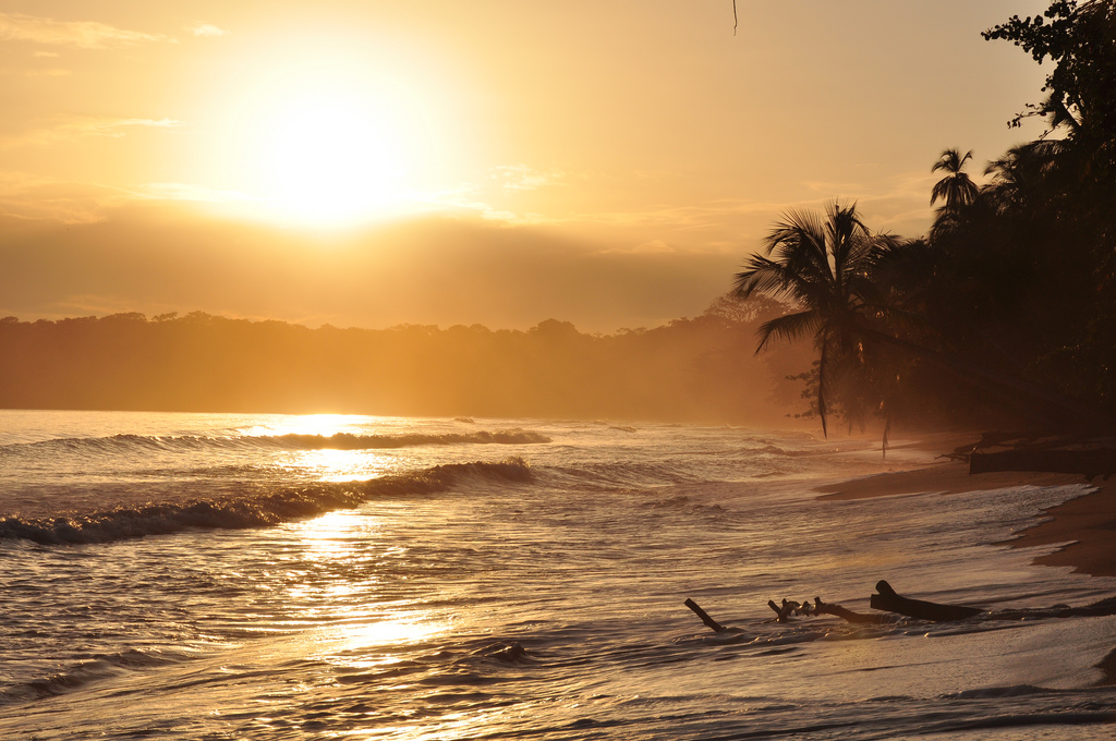 Golden sunrise in Cahuita, Costa Rica_by_Armando Maynez