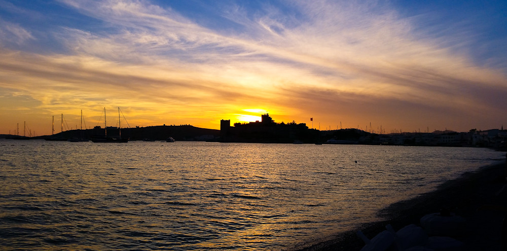 Bodrum Castle Sunset_by_PROJohn Hickey-Fry